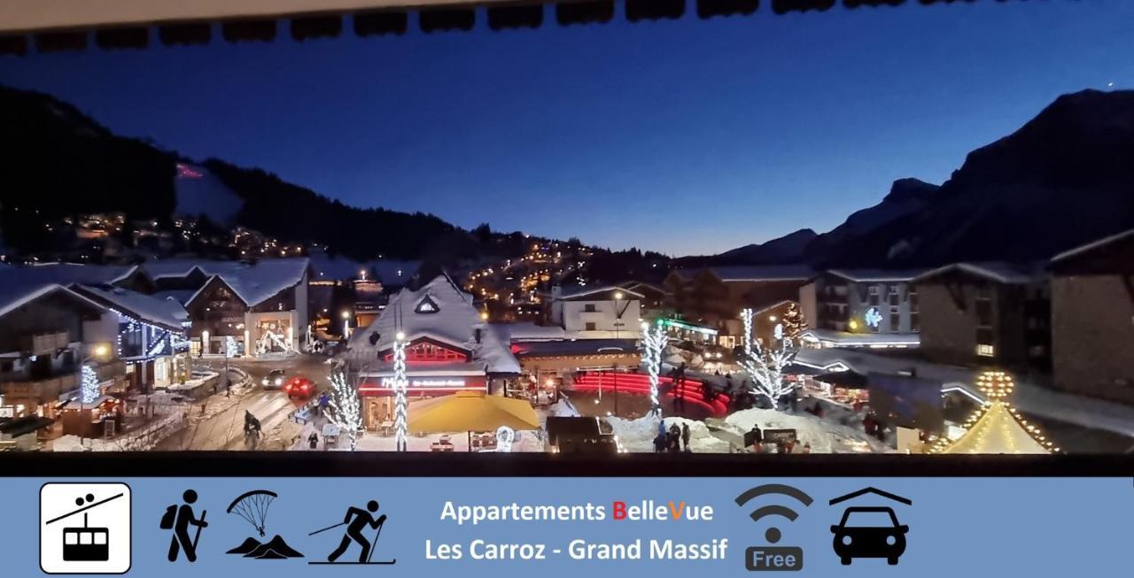 Appartamento Bellevue Centre, Wifi, Mountain View Les Carroz d'Araches Esterno foto