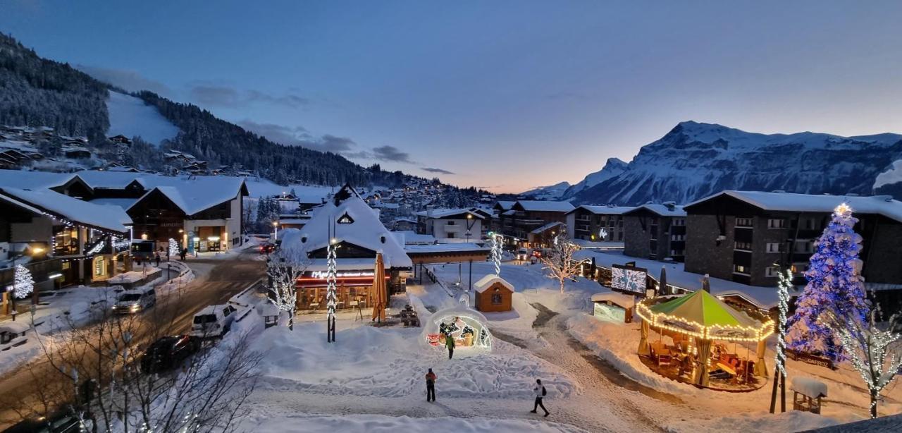 Appartamento Bellevue Centre, Wifi, Mountain View Les Carroz d'Araches Esterno foto
