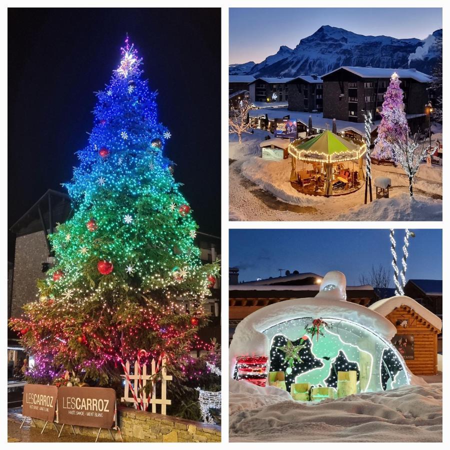 Appartamento Bellevue Centre, Wifi, Mountain View Les Carroz d'Araches Esterno foto