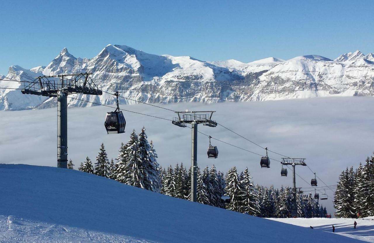 Appartamento Bellevue Centre, Wifi, Mountain View Les Carroz d'Araches Esterno foto
